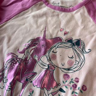 Chandail licorne Deux par Deux 3 ans