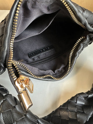 Sac à main cuir vegan Drew Melie Bianco