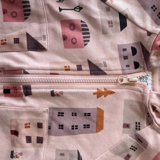 Veste à capuchon maisons Deux par Deux 2 ans