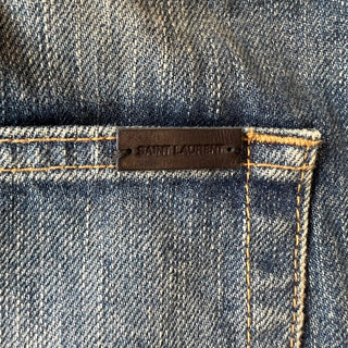Pantalon jeans droit Saint-Laurent