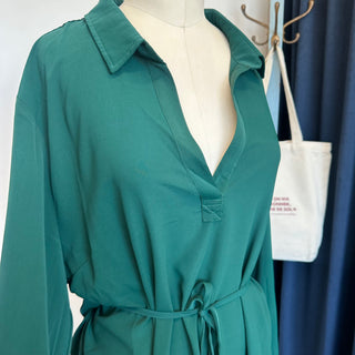 Robe verte Anastasia Annick