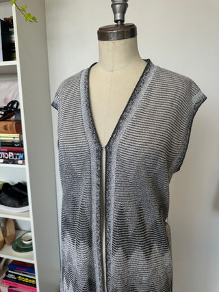 Veste cardigan longue D. Exterior