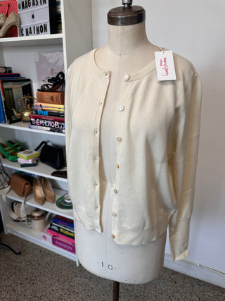 Cardigan en cachemire House of Liberty crème