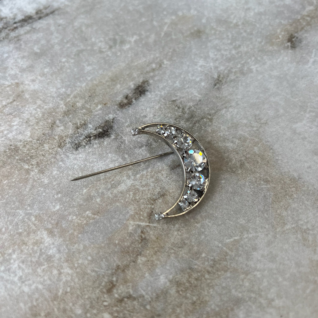 Broche lune - Reine Rosalie