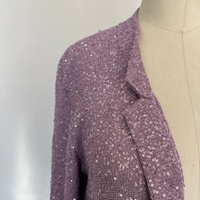Charger l'image dans la galerie, Veston violet à sequins Amina Rubinacci
