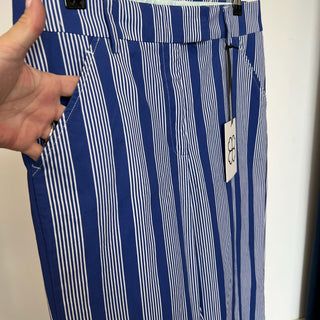 Pantalon ligné Giaba True Royal