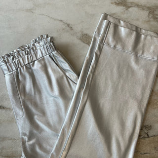Pantalon cuir métallique Pierrot An'ge