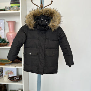 Manteau d'hiver noir Deux par Deux 4 ans