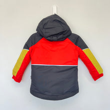 Charger l&#39;image dans la galerie, Manteau d&#39;hiver noir, jaune et rouge Deux par Deux
