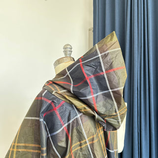 Manteau puncho imperméable Tartan Barbour