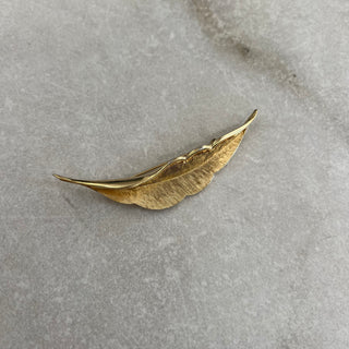 Broche feuille Marcel Boucher