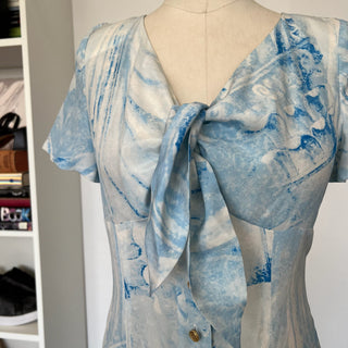Robe en soie vintage Escada Margaretha Ley