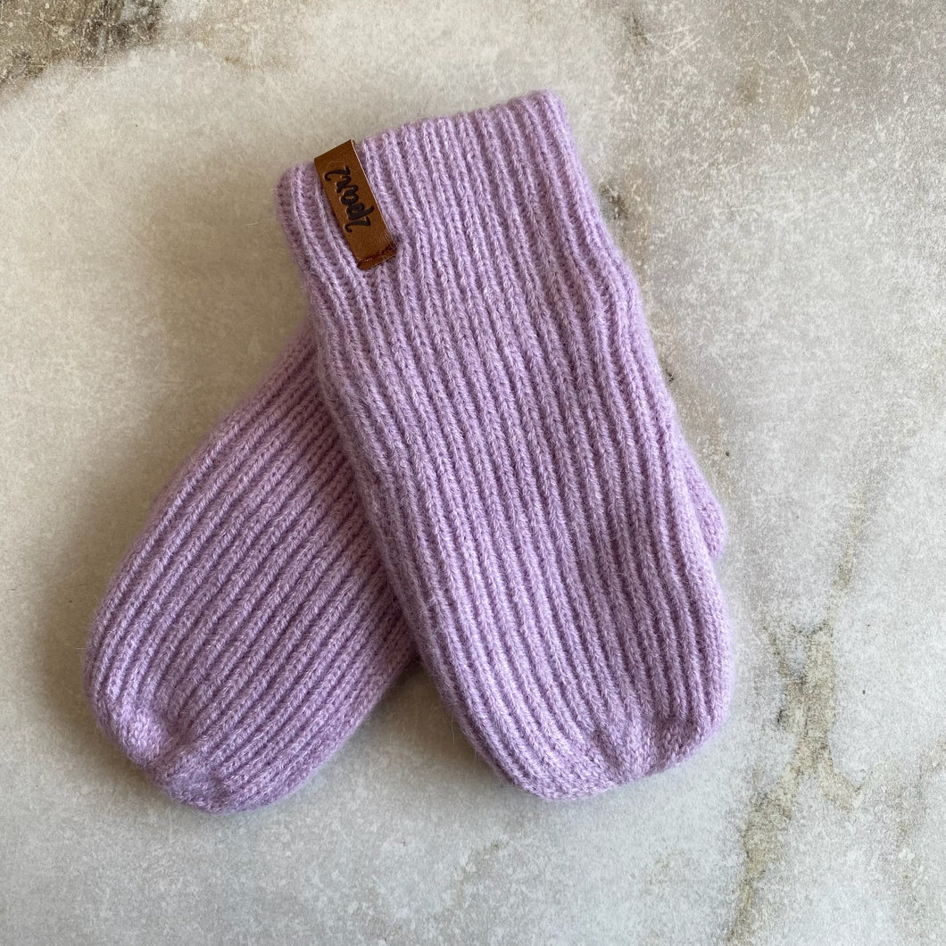 Mitaines mi-saison tricot pour enfants Deux par Deux