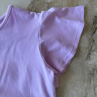 Chandail violet Home Sweet home Deux par Deux 8 ans