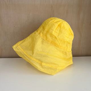 Chapeau en coton jaune Organdi Palme