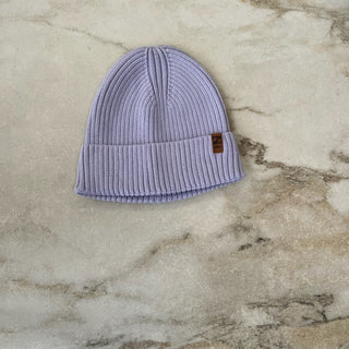 Tuque mi-saison tricot mauve Deux par Deux 10/14 ans