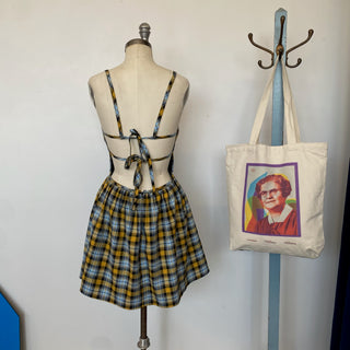 Robe à carreaux Majorelle