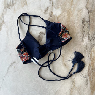 Haut de bikini réversible Rose Buddha *Nouvelles tailles*