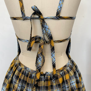 Robe à carreaux Majorelle