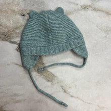 Charger l&#39;image dans la galerie, Tuque hiver bleu petites oreilles pour enfants Deux par Deux
