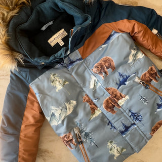 Manteau d'hiver ours Deux par Deux 4 ans