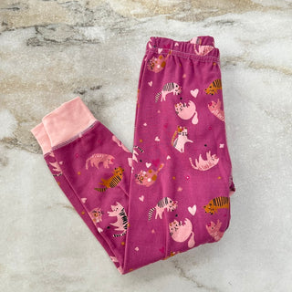 Pantalon leggings pyjama Deux par Deux 4 ans