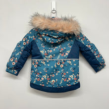 Charger l&#39;image dans la galerie, Manteau d&#39;hiver fleurs Deux par Deux 4 ans
