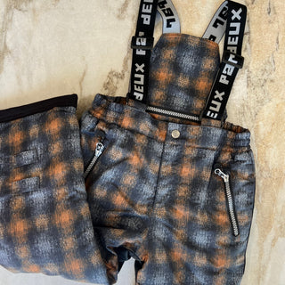 Pantalon de neige carreauté Deux par Deux 6 ans