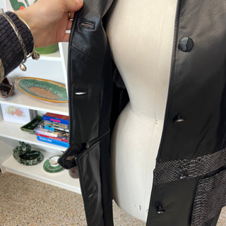 Manteau en cuir Lavoie Morin cuir et fourrures