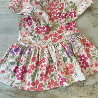 Robe tunique fleurie 6 ans Deux par Deux