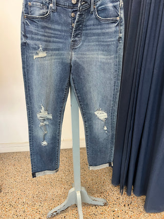 Pantalon jeans Josefina Boyfriend 7 For All ManKind