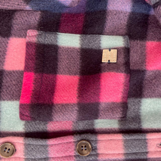 Veste chemise en polaire Deux par Deux 4 ans