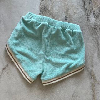 Short turquoise en ratine Deux par Deux 6 ans