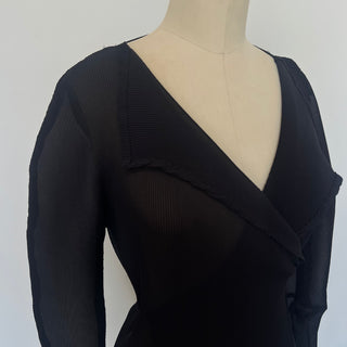 Veste bleue par-dessus Barbeau