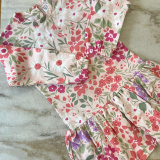 Robe tunique fleurie 6 ans Deux par Deux