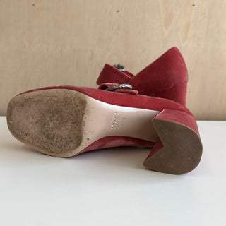 Chaussures velours Miu Miu