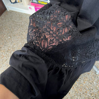 Robe midi noire Red Valentino