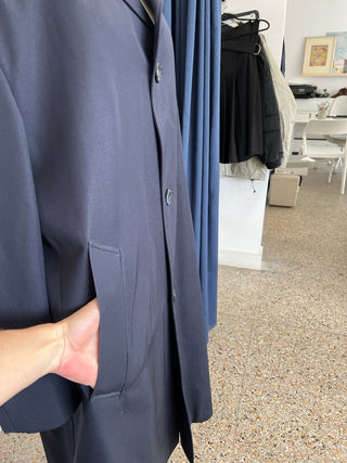 Manteau trench coat imperméable doublé en laine Aquascutum