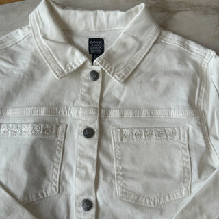 Veste denim avec broderie Deux par Deux