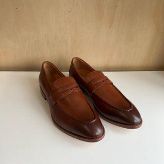 Chaussures penny en cuir Quince