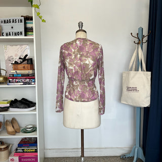 Blouse transparente Sandwich