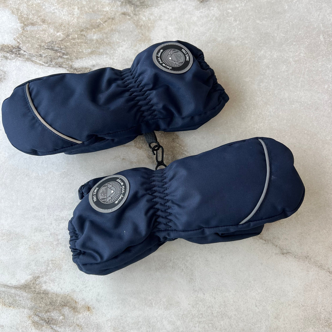 Mitaines hiver bleu marin Deux par Deux