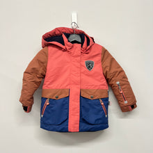 Charger l&#39;image dans la galerie, Manteau d&#39;hiver tricolore Deux par Deux 4 ans
