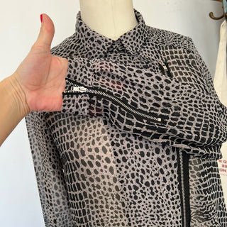 Chemisier imprimé animal The Kooples