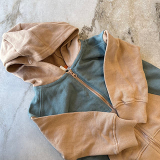 Veste en molleton à capuchon Deux par Deux
