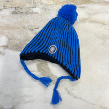 Charger l'image dans la galerie, Tuque hiver pour enfant bleu et noir Deux par Deux
