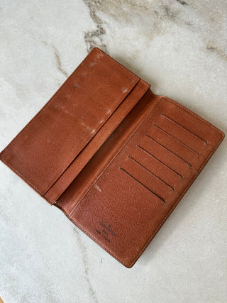 Portefeuille vintage toile Monogram Louis Vuitton