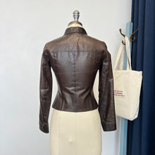 Charger l&#39;image dans la galerie, Veste en cuir M0851
