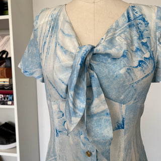 Robe en soie vintage Escada Margaretha Ley