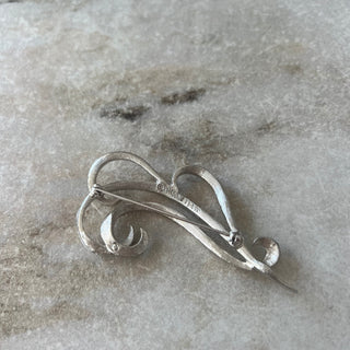 Broche argent Marboux